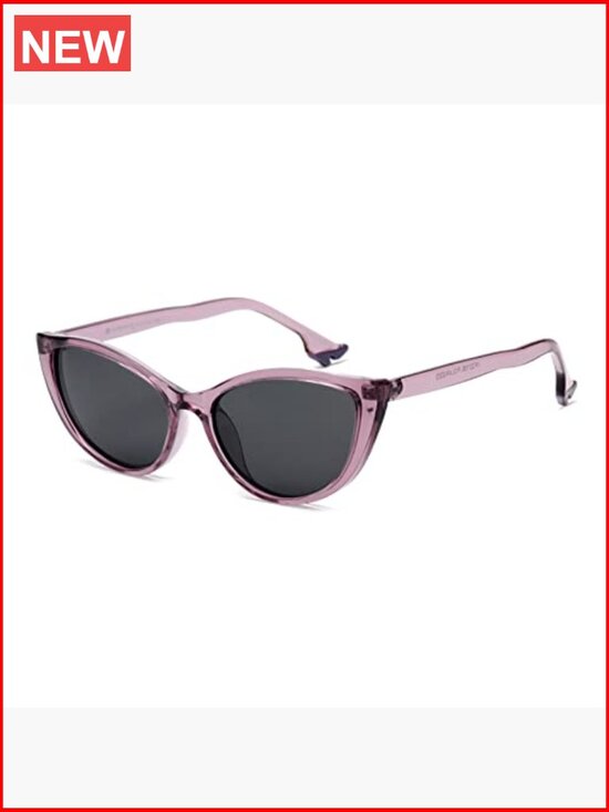 Polarized Cat Eye Sunglasses UV Protection Narrow Retro Shades VF2219 main image 7